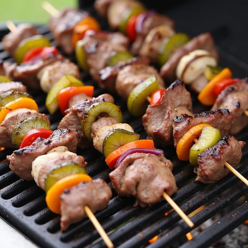 Pinchos de carne (foto de referencia)