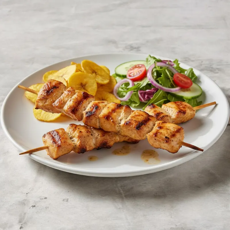 Pinchos de pollo (foto de referencia)